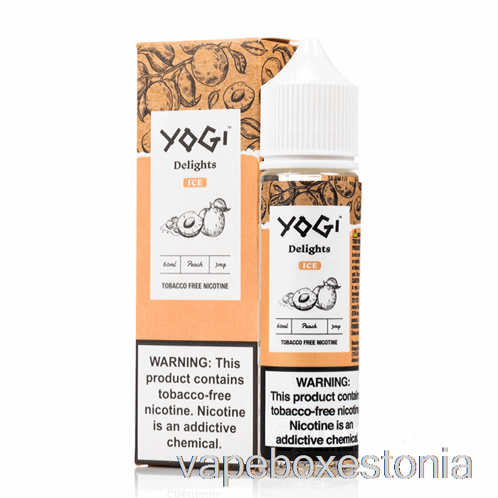 Vape Box Estonia Virsikujää - Yogi Delights - 60ml 0mg
